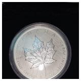 2021 $5 Silver Maple Leaf "W" Mint Mark