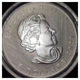 2021 $5 Silver Maple Leaf "W" Mint Mark
