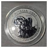 2017 3/4oz Silver Ram