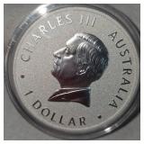 2024 1 oz Silver Kookaburra