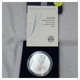 2020 US Mint Silver Eagle 1oz Silver Coin