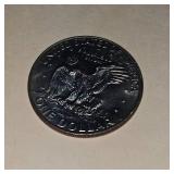 1973 Ike Proof BU Dollar and 1974 AU Toned