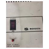 Bogen Paging Amplifier Model TPU-100B with Manual