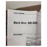Crestron BB-5000 Back Box with Mounting Hardware and Documentation
