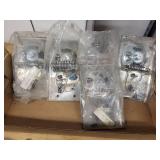 Vintage Intercom Master Station with 4 Metal Wall Units