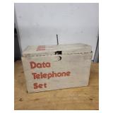 Vintage Data Telephone Set with Original Box and Accessories
