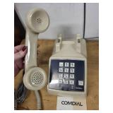 Comdial Beige Push-Button Desk Telephone with Manual and Box