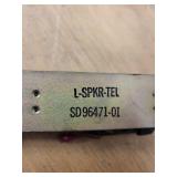 Set of 3 L-SPKR-TEL SD96471-01 Vintage Industrial Intercom Speaker Microphones