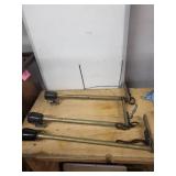 Set of 3 Vintage Drive-In Movie Theater Speakers with Mounting Arms