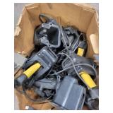 Lot of Datalogic PowerScan Corded Industrial Barcode Scanners