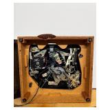 Garrard Zero 100C Vintage Turntable with Wood Plinth and Dust Cover