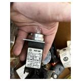 Box of Industrial Electrical Parts and Controls Including Allen-Bradley, Relays, Adapters, and Connectors