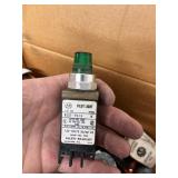 Box of Industrial Electrical Parts and Controls Including Allen-Bradley, Relays, Adapters, and Connectors