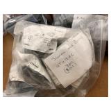 Large Lot of Industrial Electrical Connectors and Accessories in Assorted Bags