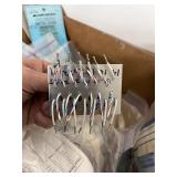 Box of Vintage and Modern Electronic Parts and Components Assortment