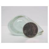 Large Genuine 18K Gold & Sculpted Gemstone Designer Pendant - Forme Livre by Burle Marx