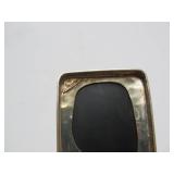 Large Sterling Silver & Sculpted Gemstone Designer Pendant - Forme Livre by Burle Marx