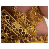 Genuine 22K Gold Necklace w/Rubies