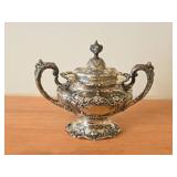 6 1/2" 767-grams Sterling Silver Plated Holloware Sugar Bowl - Francis I by Reed & Barton #570A