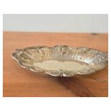 443-grams Engraved - Give This Day Our Daily Bread Sterling Silver Bread Tray - Francis I by Reed & Barton (design by Ernest Meyers 1907) #X568 11 3/4" x 7 1/2"