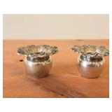 Lot of (2) 159-grams (total) Sterling Silver Toothpick Holders - Francis I by Reed & Barton #X57 2 1/4" x 3 1/2"