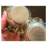 Lot of (2) 162-grams (total) Sterling Silver Toothpick Holders - Francis I by Reed & Barton #X57 2 1/4" x 3 1/2"