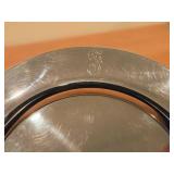 Lot of (6) 6" 610-grams (total) Silverplated Bread Plates - Monogram F by W.M. A. Rogers