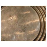 Lot of (2) 819-grams (total) Sterling Silver / Bronze Base w/ Weighted Core Candleabra by Heintz Art Metal Shop 8" x 7 1/2"