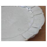 13 1/2" 841-grams Sterling Silver Holloware Serving Tray by Gorham / Scalloped Edge style
