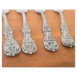 Lot of (4) 6-1/8" 149-grams (total) Sterling Silver Salad Forks - Francis I by Reed & Barton