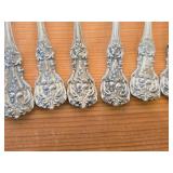 Lot of (6) 6-1/8" 228-grams (total) Sterling Silver Salad Forks - Francis I by Reed & Barton