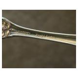 Lot of (2) 8" 157-grams (total) Sterling Silver Pierced Fish / Cold Meat Serving Forks - Francis I by Reed & Barton