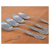 Lot of (4) 5-7/8" 146-grams (total) Sterling Silver Teaspoons - Francis I by Reed & Barton