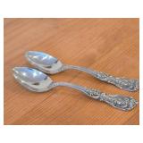 Lot of (2) 5-7/8" 77-grams (total) Sterling Silver Teaspoons - Francis I by Reed & Barton