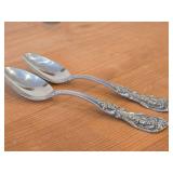 Lot of (2) 5-7/8" 77-grams (total) Sterling Silver Teaspoons - Francis I by Reed & Barton