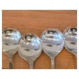 Lot of (4) 5-7/8" 167-grams (total) Sterling Silver Cream Soup Spoons - Francis I by Reed & Barton