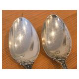 8-3/8" 282-grams (total) Sterling Silver (2) Serving Spoons and (1) Pierced Tablespoon - Francis I by Reed & Barton