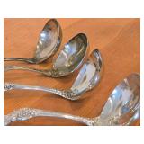 Lot of (5) 6 1/2" 382-grams (total) Sterling Silver Gravy Ladles - Francis I by Reed & Barton