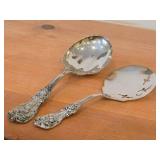 226-grams (total) Sterling Silver Pierced Tomato Server and Salad Serving Spoon - Francis I by Reed & Barton