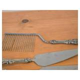 423-grams (total) Pastry / Cake Server 9-1/2", Pie/Cake Server 10-3/8" (x2), Cake Breaker 10-1/2" - Francis I by Reed & Barton