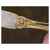 Lot of (8) 250-grams (total) Sterling Silver Flat Handle Butter Spreaders - Francis I by Reed & Barton