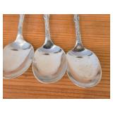 Lot of (6) 5 1/4" 128-grams (total) Sterling Silver Teaspoons - Versailles by Gorham