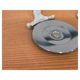 Lot of (3) 386-grams (total) Silverplated Flatware - Vintage (Italy) Cake Server, FB Rogers Pizza Cutter, FB Rogers Pasta Server