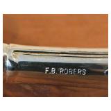 Lot of (3) 386-grams (total) Silverplated Flatware - Vintage (Italy) Cake Server, FB Rogers Pizza Cutter, FB Rogers Pasta Server