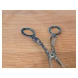 Lot of (3) 138-grams (total) Tongs - Silverplated Swedish Mechanical Tong, Silverplated Sheffield England Serving Tong, Stainless Steel Endurance Small Tong