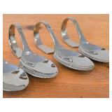 Lot of (4) 226-grams (total) Happy Appetizer Spoons - Cromargan by WMF