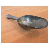 Lot of (6) 858-grams (total) Silverplated Servers - Vintage Ice Scoop, International Salad Forks (x3), International Serving Spoon (x1), Serving Spoon (x1)