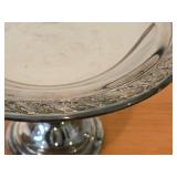 Lot of (2) 744-grams (total) Silverplated Candy Dish - Spring Flower by W.M. Rogers & Son 4 3/4" x 7 1/4"