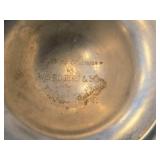 Lot of (2) 744-grams (total) Silverplated Candy Dish - Spring Flower by W.M. Rogers & Son 4 3/4" x 7 1/4"