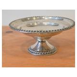 Lot of (2) 396-grams (total) Sterling Silver Weighted Reinforced Footed Dish Bowl by Rogers